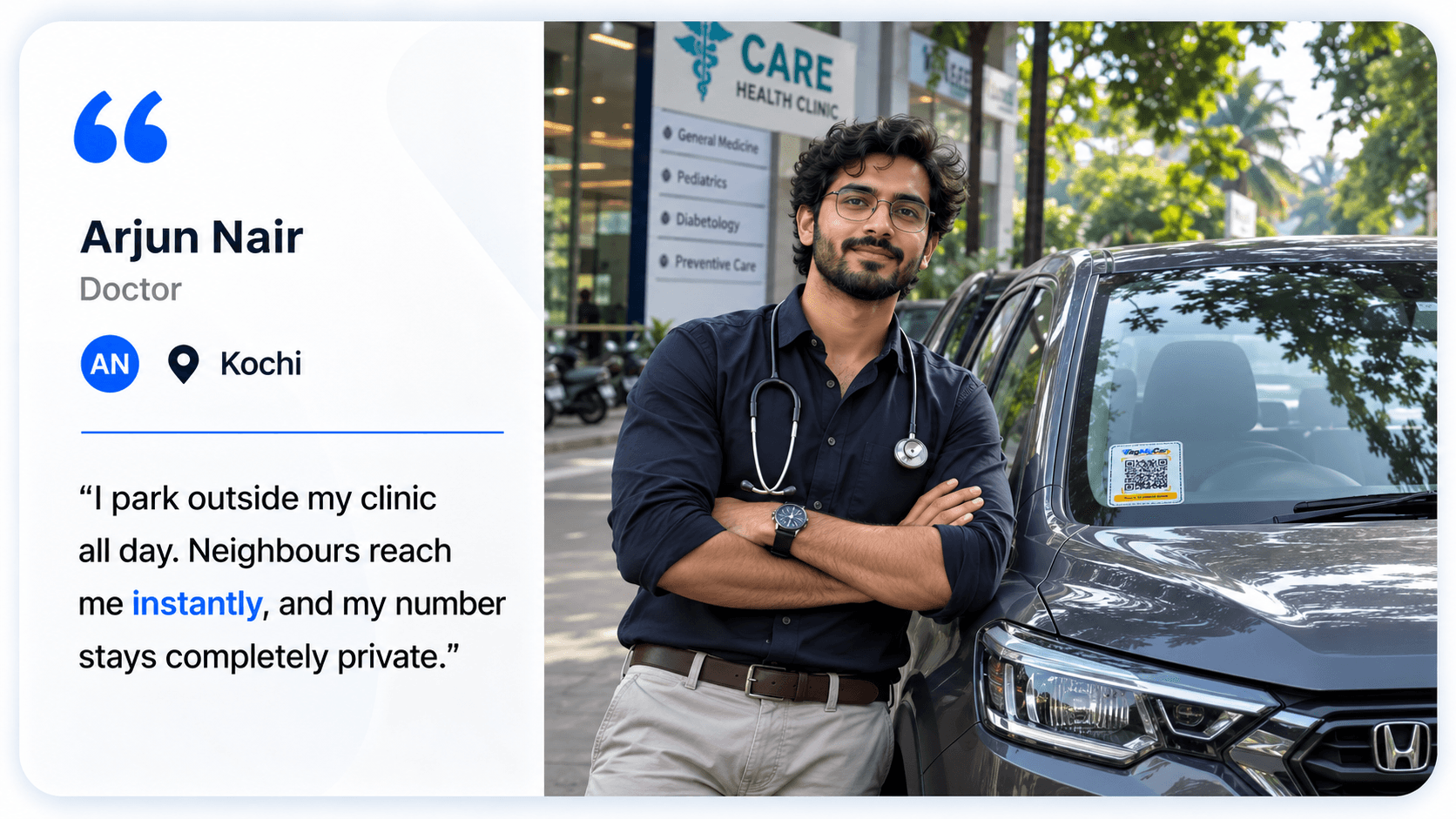 Arjun Nair — TagMyCar customer