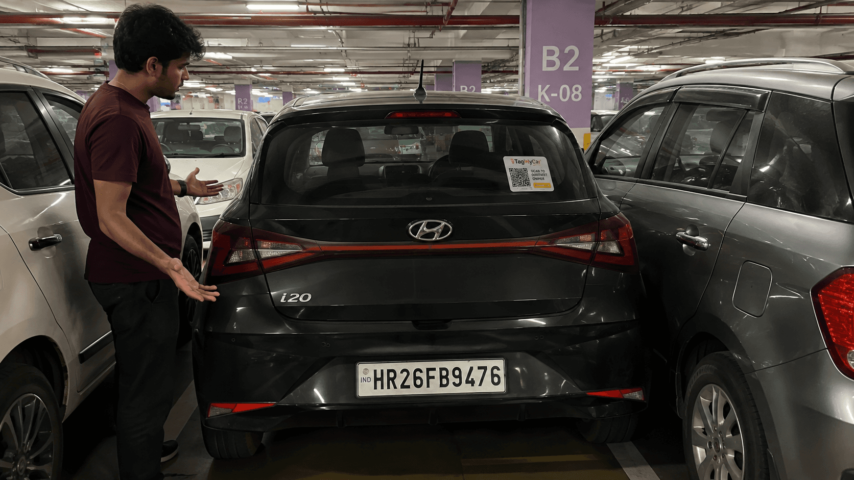 Tight Parking, No Owner in Sight — a real-life parking situation